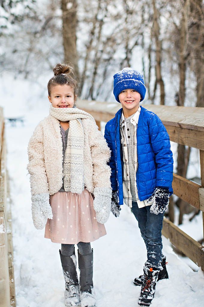 Kids Fashion Winter Photos, Images and Pictures